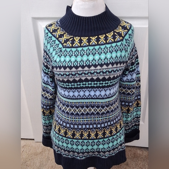 New York & Co. Patterned Sweater With A Mock Neckĺ - Picture 6 of 11